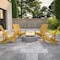Flash Furniture Yellow Poly Resin Adirondack Chair 4PK 4-JJ-C14501-YLW-GG - alternate 1